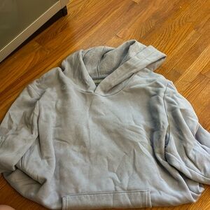 baby blue hoodie